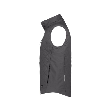 Gilet sans manches matelassé isolant stretch ripstop Gris anthracite – Dassy Yala