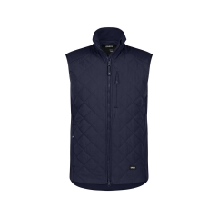 Gilet sans manches matelassé isolant stretch ripstop Bleu nuit – Dassy Yala