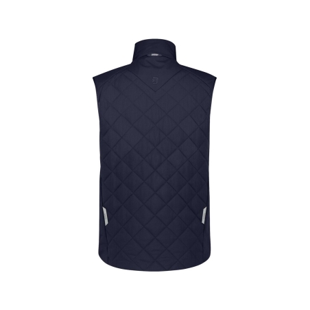 Gilet sans manches matelassé isolant stretch ripstop Bleu nuit – Dassy Yala