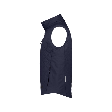 Gilet sans manches matelassé isolant stretch ripstop Bleu nuit – Dassy Yala
