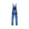 Cotte à bretelles stretch multipoches avec genouillères Cordura Bleu azur/gris anthracite – Dassy Voltic