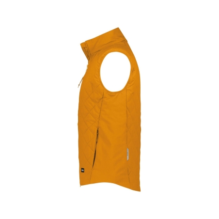 Gilet sans manches matelassé isolant stretch ripstop Jaune tournesol – Dassy Yala