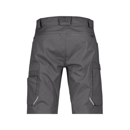 Bermuda de travail stretch multipoches coton recyclé Gris anthracite – Dassy Zion