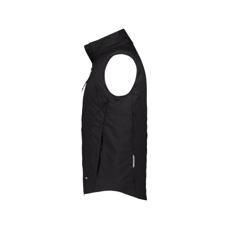 Gilet sans manches matelassé isolant stretch ripstop Noir – Dassy Yala