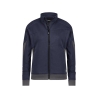 Sweat-shirt de travail femme coupe cintrée coudes Cordura Marine/gris – Dassy Velox Next Women