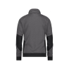 Sweat-shirt de travail femme coupe cintrée coudes Cordura Gris/noir – Dassy Velox Next Women