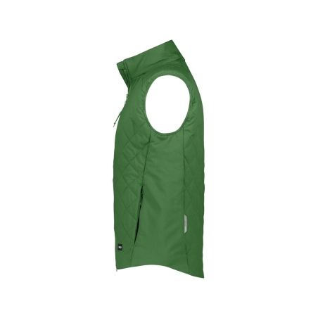 Gilet sans manches matelassé isolant stretch ripstop Vert orme – Dassy Yala