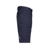 Bermuda de travail stretch multipoches coton recyclé Bleu nuit – Dassy Zion