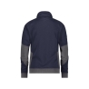 Sweat-shirt de travail femme coupe cintrée coudes Cordura Marine/gris – Dassy Velox Next Women