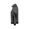 Sweat-shirt de travail femme coupe cintrée coudes Cordura Gris/noir – Dassy Velox Next Women