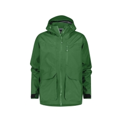 Veste imperméable stretch 3 couches respirante Vert orme – Dassy Virunga