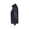 Sweat-shirt de travail femme coupe cintrée coudes Cordura Marine/gris – Dassy Velox Next Women