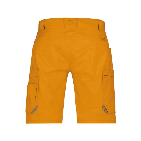 Bermuda de travail stretch multipoches coton recyclé Jaune tournesol – Dassy Zion