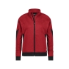 Sweat-shirt de travail femme coupe cintrée coudes Cordura Rouge/noir – Dassy Velox Next Women