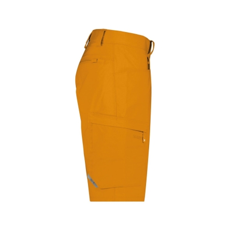 Bermuda de travail stretch multipoches coton recyclé Jaune tournesol – Dassy Zion