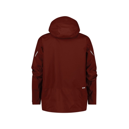 Veste imperméable stretch 3 couches respirante Rouge brique – Dassy Virunga