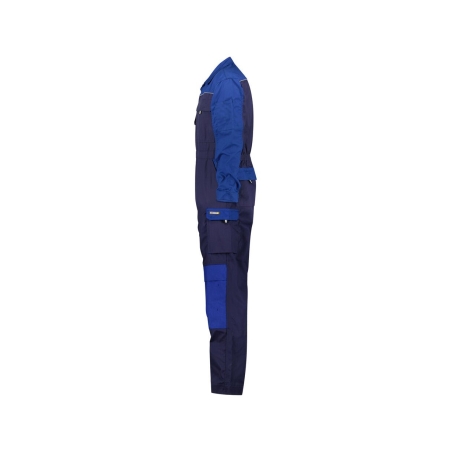 Combinaison de travail bicolore multipoches 245 g/m² Marine/bleu roi – Dassy Cannes