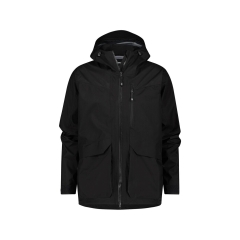 Veste imperméable stretch 3 couches respirante Noir – Dassy Virunga