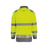 Veste haute visibilité classe 3 polycoton multipoches Jaune fluo/gris ciment – Dassy Dusseldorf