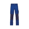 Pantalon de travail bicolore poches genoux Cordura 300 g/m² Bleu roi/marine coupe longue – Dassy Boston