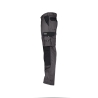Pantalon de travail bicolore poches genoux Cordura 300 g/m² Gris ciment/noir coupe courte – Dassy Boston