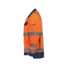 Veste haute visibilité classe 3 polyester coton multipoches Orange fluo/marine – Dassy Dusseldorf