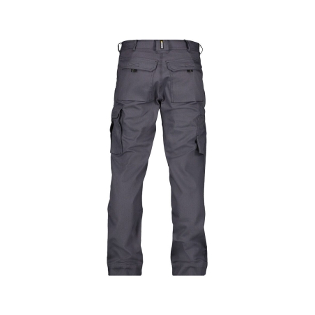 Pantalon de travail canvas multipoches coupe droite 340 g/m² Gris ciment coupe longue – Dassy Kingston