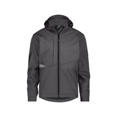 Veste softshell triple couche stretch renforcée Cordura Gris/noir – Dassy Gravity Next