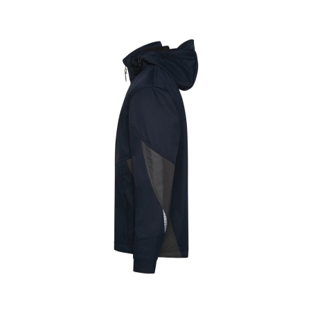Veste softshell triple couche stretch renforcée Cordura Marine/gris – Dassy Gravity Next