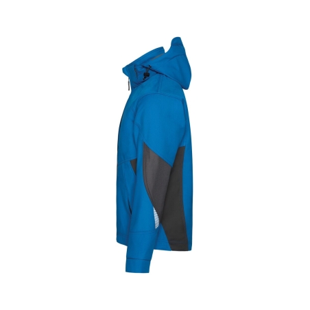 Veste softshell triple couche stretch renforcée Cordura Bleu/gris – Dassy Gravity Next