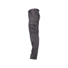 Pantalon de travail canvas multipoches coupe droite 340 g/m² Gris ciment – Dassy Kingston