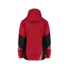Veste softshell femme triple couche stretch avec capuche amovible Rouge/noir – Dassy Gravity Women