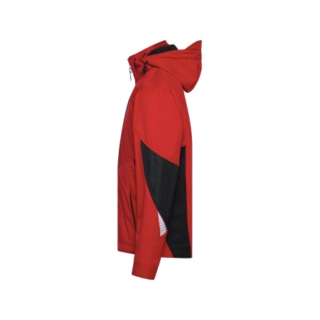 Veste softshell triple couche stretch renforcée Cordura Rouge/noir – Dassy Gravity Next