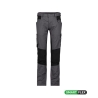 Pantalon de travail stretch 4 voies multipoches pour femme Gris/noir – Dassy Helix Next Women