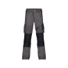Pantalon de travail bicolore poches genoux Cordura 300 g/m² Gris ciment/noir – Dassy Boston