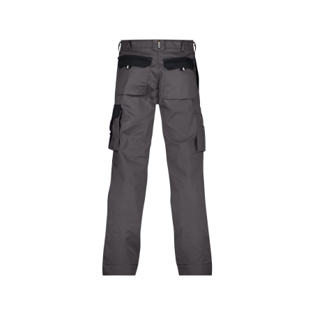 Pantalon de travail bicolore poches genoux Cordura 300 g/m² Gris ciment/noir – Dassy Boston