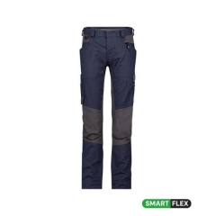 Pantalon de travail stretch 4 voies multipoches pour femme Marine/gris – Dassy Helix Next Women