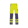 Pantalon de travail haute visibilité multipoches 245 g/m² Jaune fluo/marine – Dassy Buffalo