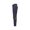 Pantalon de travail stretch 4 voies multipoches pour femme Marine/gris – Dassy Helix Next Women