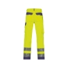 Pantalon de travail haute visibilité multipoches 245 g/m² Jaune fluo/marine – Dassy Buffalo