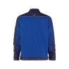 Veste de travail bicolore polyester-coton bandes réfléchissantes Bleu roi/marine – Dassy Lugano