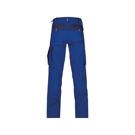 Pantalon de travail bicolore poches genoux Cordura 300 g/m² Bleu roi/marine – Dassy Boston