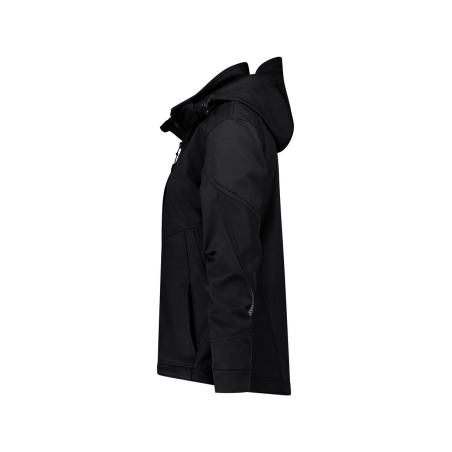 Veste softshell femme stretch triple couche renforcée Noir – Dassy Gravity Next Women