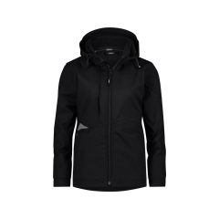 Veste softshell femme stretch triple couche renforcée Noir/gris – Dassy Gravity Next Women