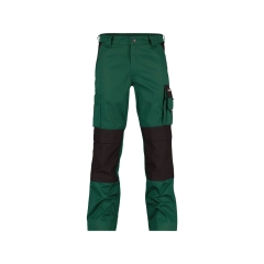 Pantalon de travail bicolore poches genoux Cordura 300 g/m² Vert/noir – Dassy Boston