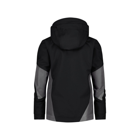 Veste softshell femme stretch triple couche renforcée Noir/gris – Dassy Gravity Next Women
