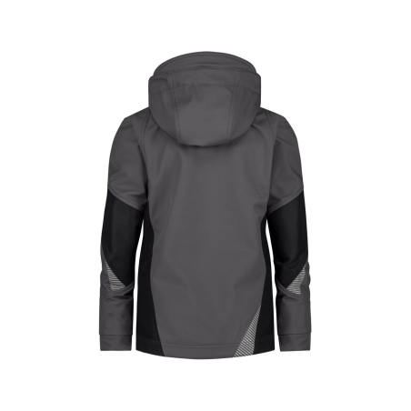 Veste softshell femme stretch triple couche renforcée Gris/noir – Dassy Gravity Next Women