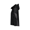 Veste softshell femme stretch triple couche renforcée Noir/gris – Dassy Gravity Next Women