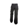 Pantalon de travail canvas multipoches renforts Cordura Noir coupe courte – Dassy Jackson