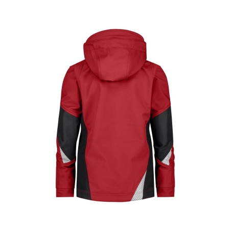Veste softshell femme stretch triple couche renforcée Rouge/noir – Dassy Gravity Next Women